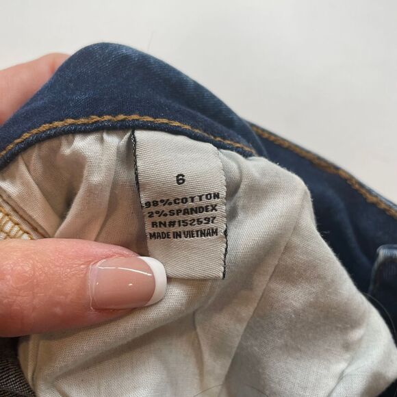 RESFEBER‎ LOS ANGELES COLLECTION Distressed Skinny Boyfriend Jeans Size 6 - Picture 7 of 8